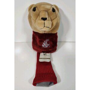 WSU Cougars Mascot Golf Club Head Cover Team Effort Vintage Korea NOS NWT